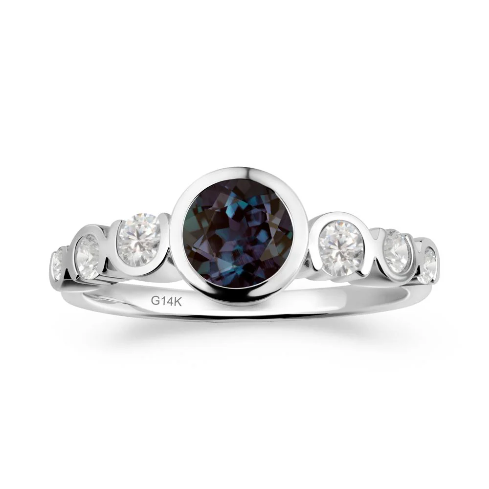 Multi Round Cut Alexandrite Ring - Image 7