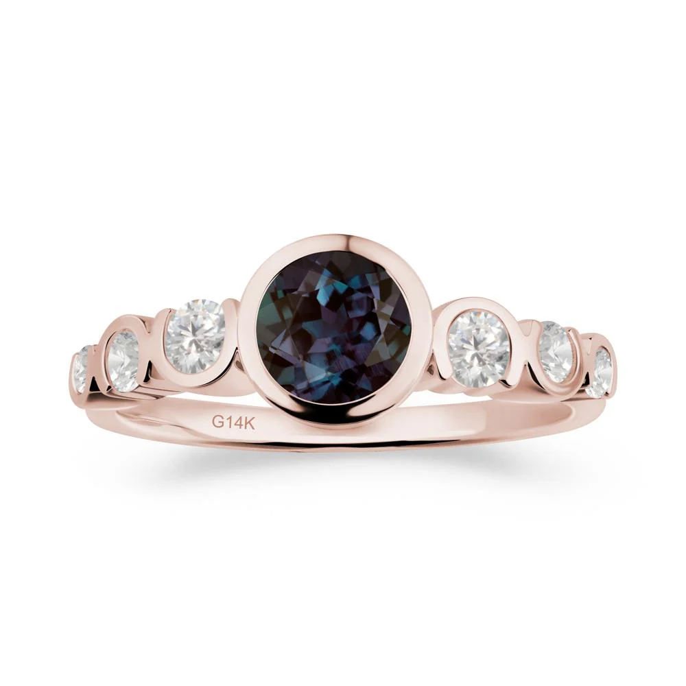 Multi Round Cut Alexandrite Ring - Image 8