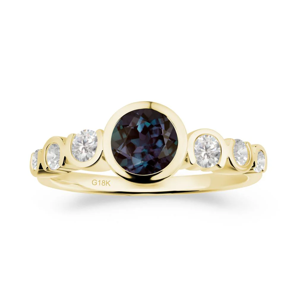 Multi Round Cut Alexandrite Ring - Image 9