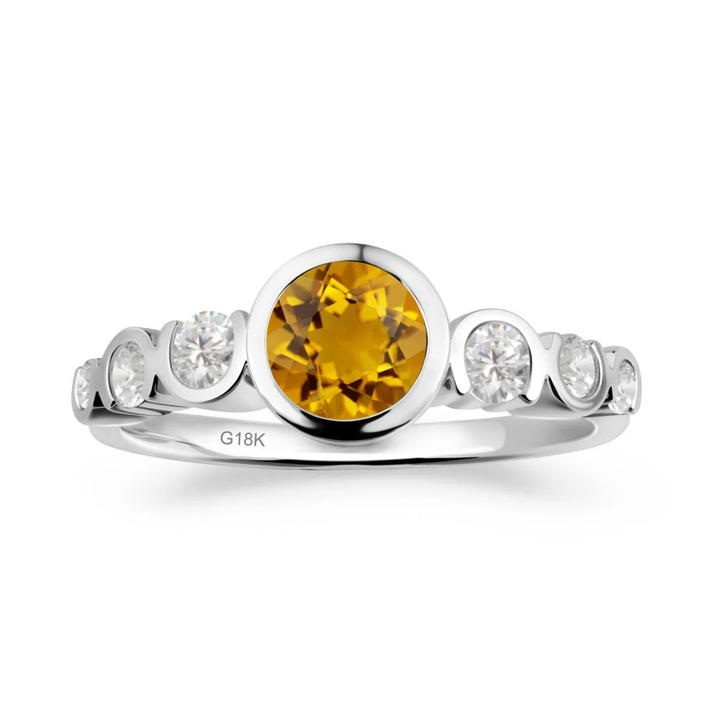 Multi Round Cut Citrine Ring - Image 2