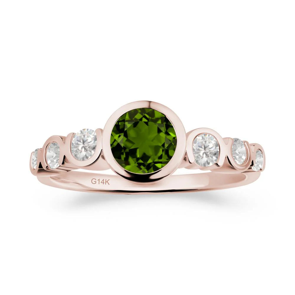 Multi Round Cut Diopside Ring - Image 2
