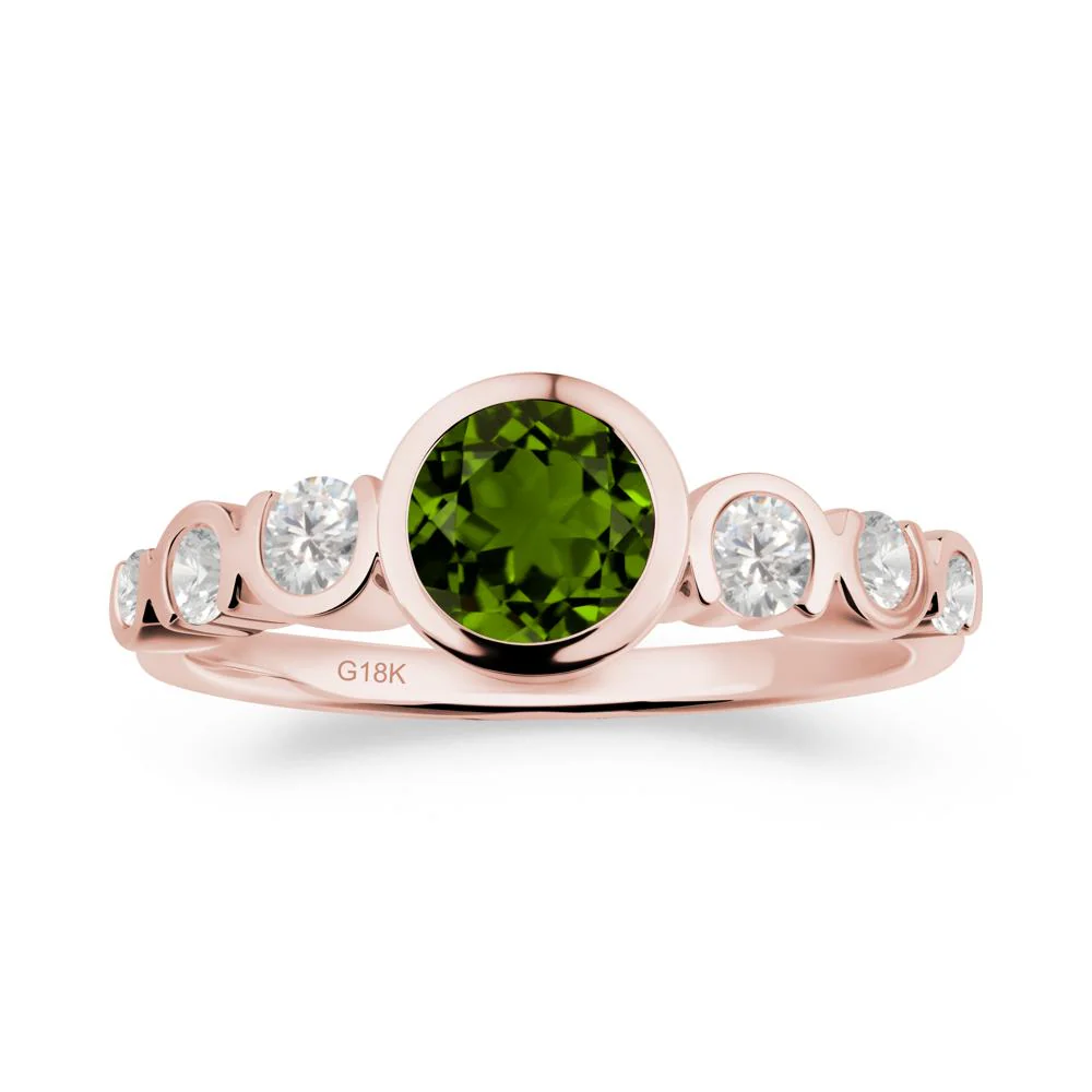 Multi Round Cut Diopside Ring - Image 3