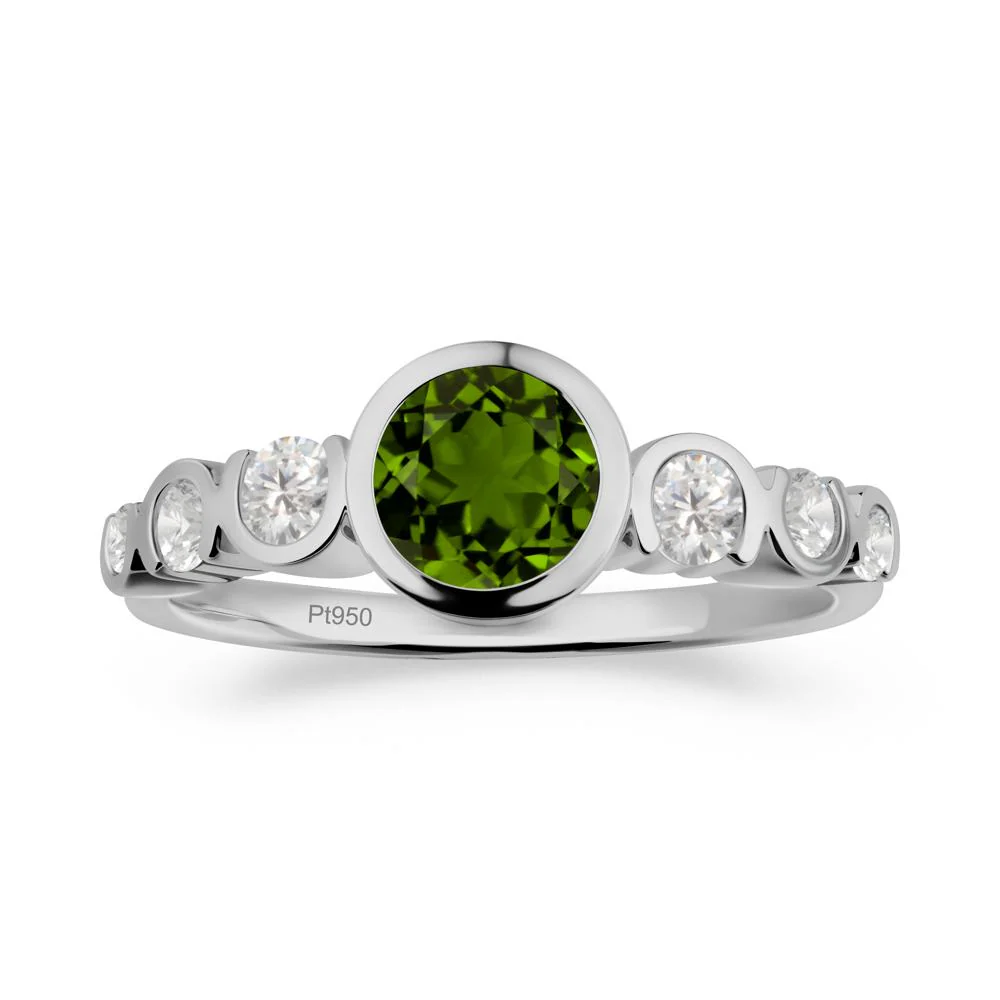 Multi Round Cut Diopside Ring - Image 4