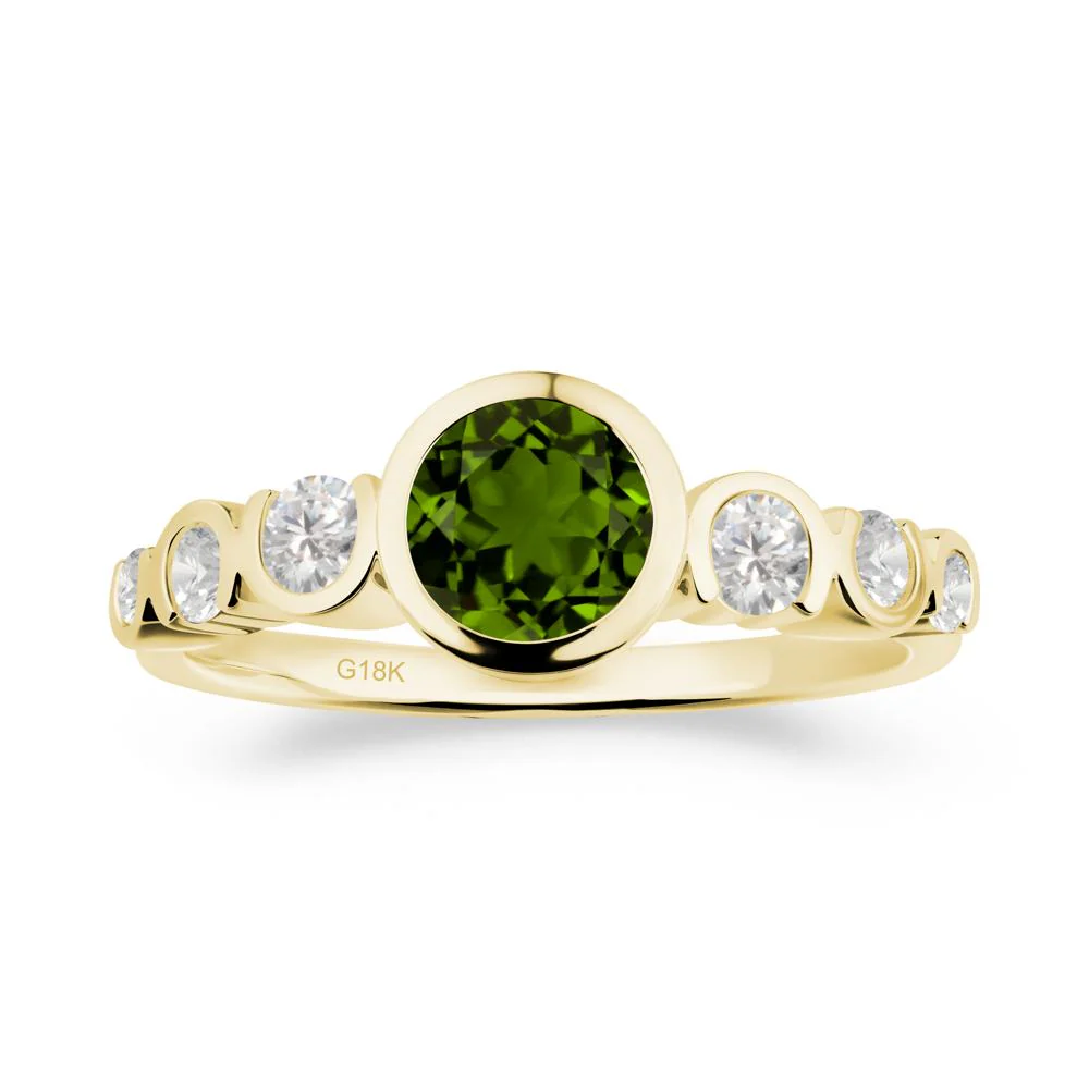 Multi Round Cut Diopside Ring - Image 7