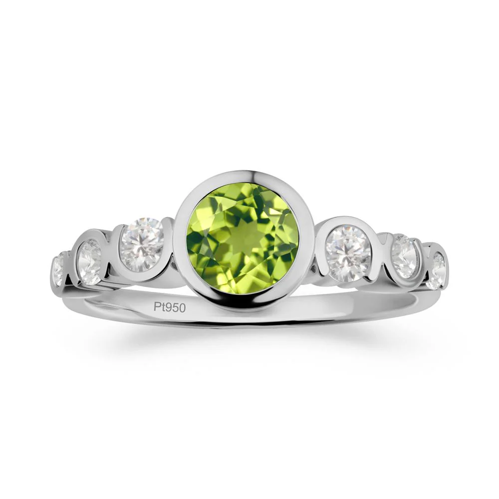 Multi Round Cut Peridot Ring - Image 3