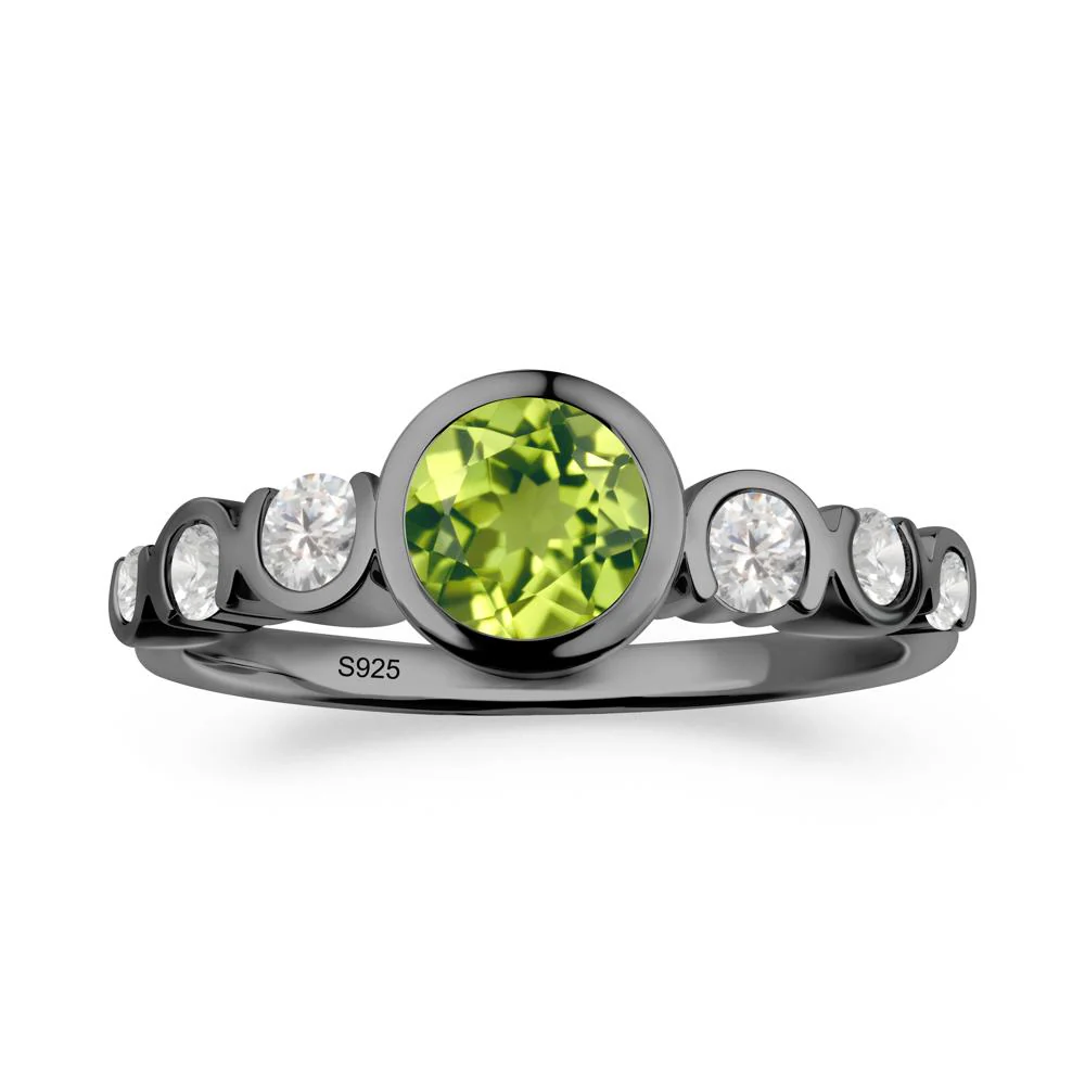 Multi Round Cut Peridot Ring - Image 7