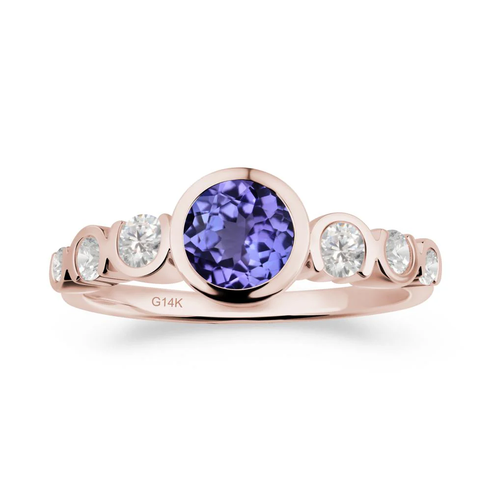 Multi Round Cut Tanzanite Ring - Image 3