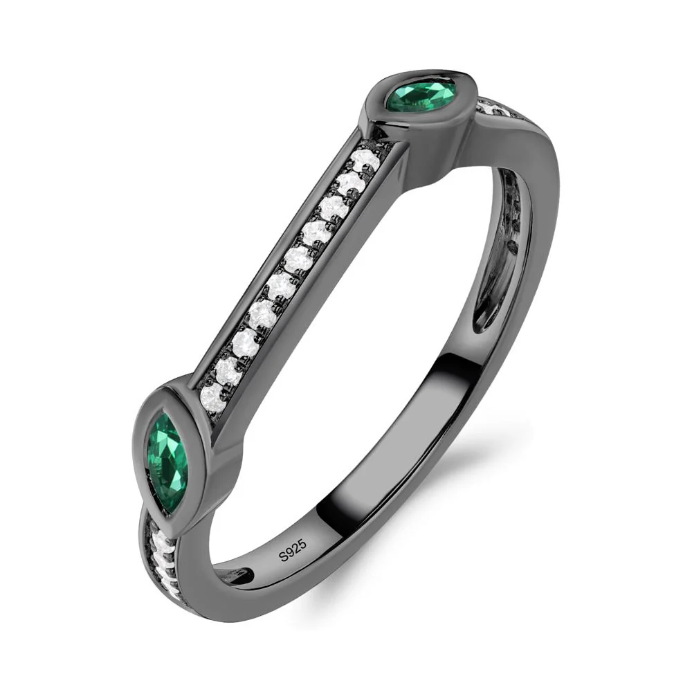 Mystic Topaz Engagement Ring with Leaf - Image 24