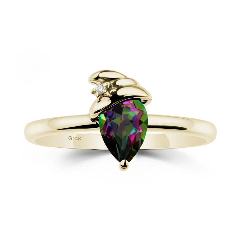 Mystic Topaz Halloween Witch Hat Ring