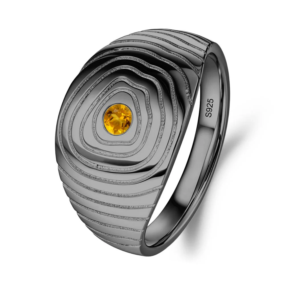 Natural Inspired Citrine Ring - Image 3