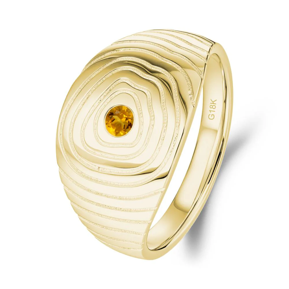 Natural Inspired Citrine Ring - Image 4