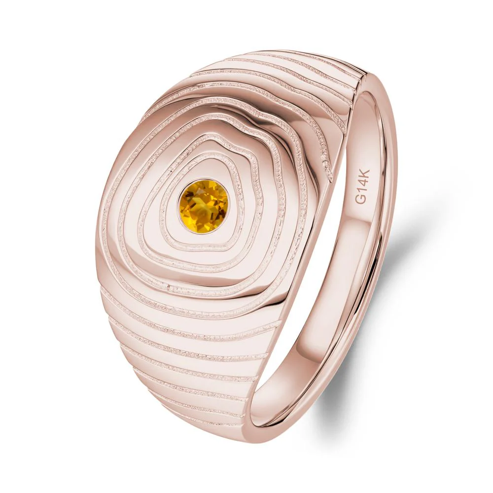 Natural Inspired Citrine Ring - Image 5