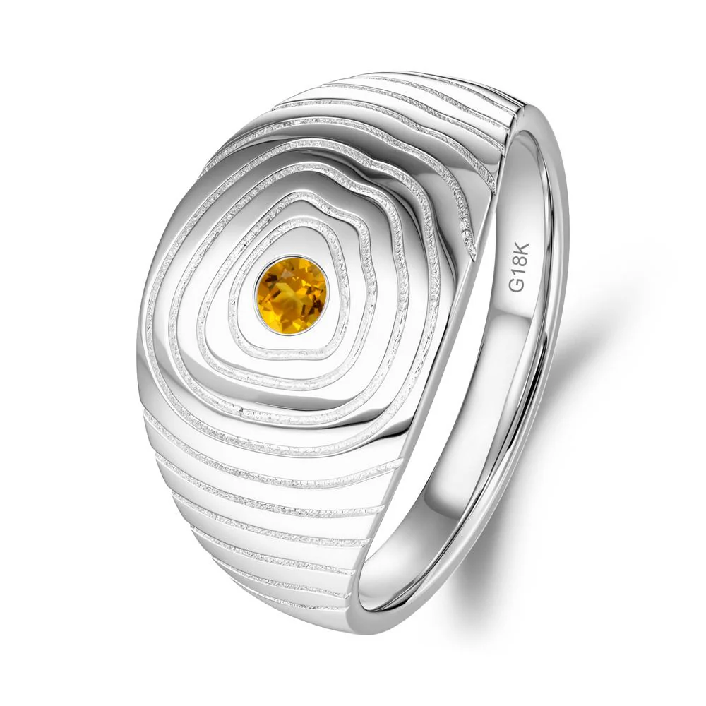 Natural Inspired Citrine Ring - Image 7