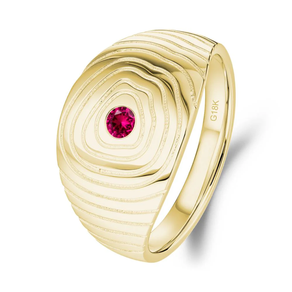 Natural Inspired Ruby Ring - Image 3