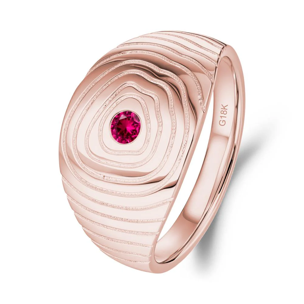 Natural Inspired Ruby Ring - Image 7