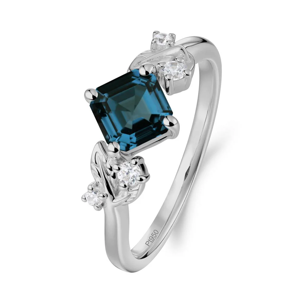 Nature Inspired London Blue Topaz Promise Ring - Image 7