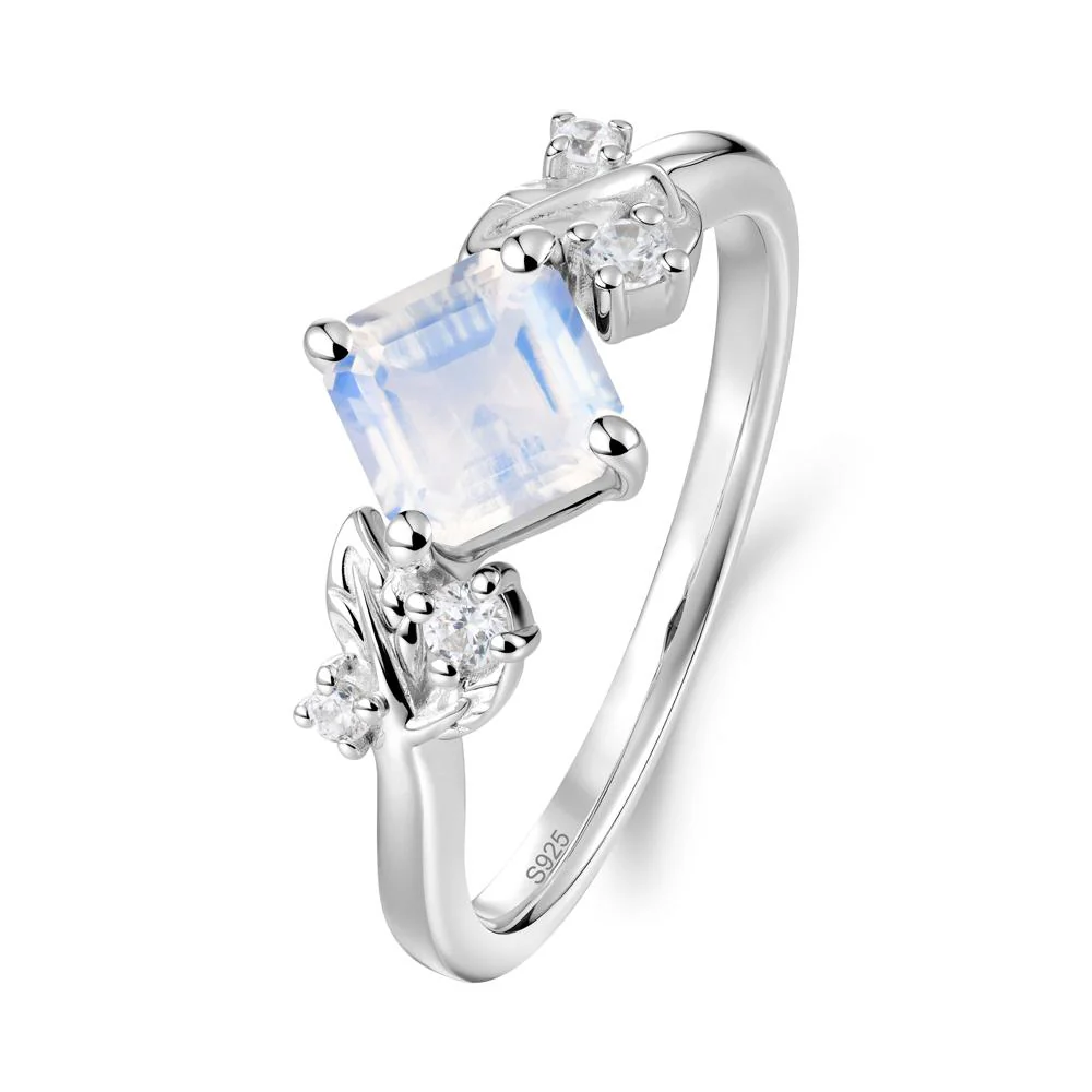 Nature Inspired Moonstone Promise Ring - Image 5