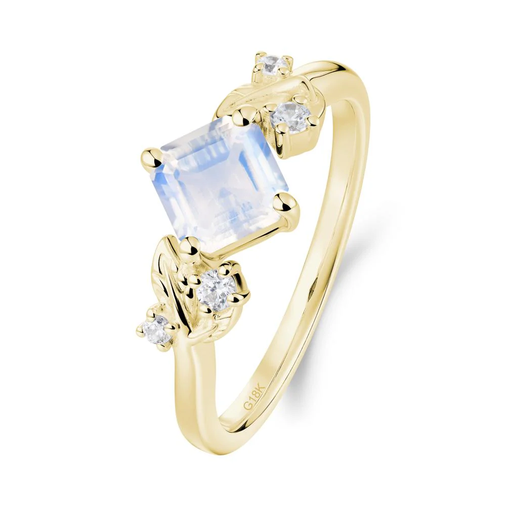 Nature Inspired Moonstone Promise Ring - Image 6