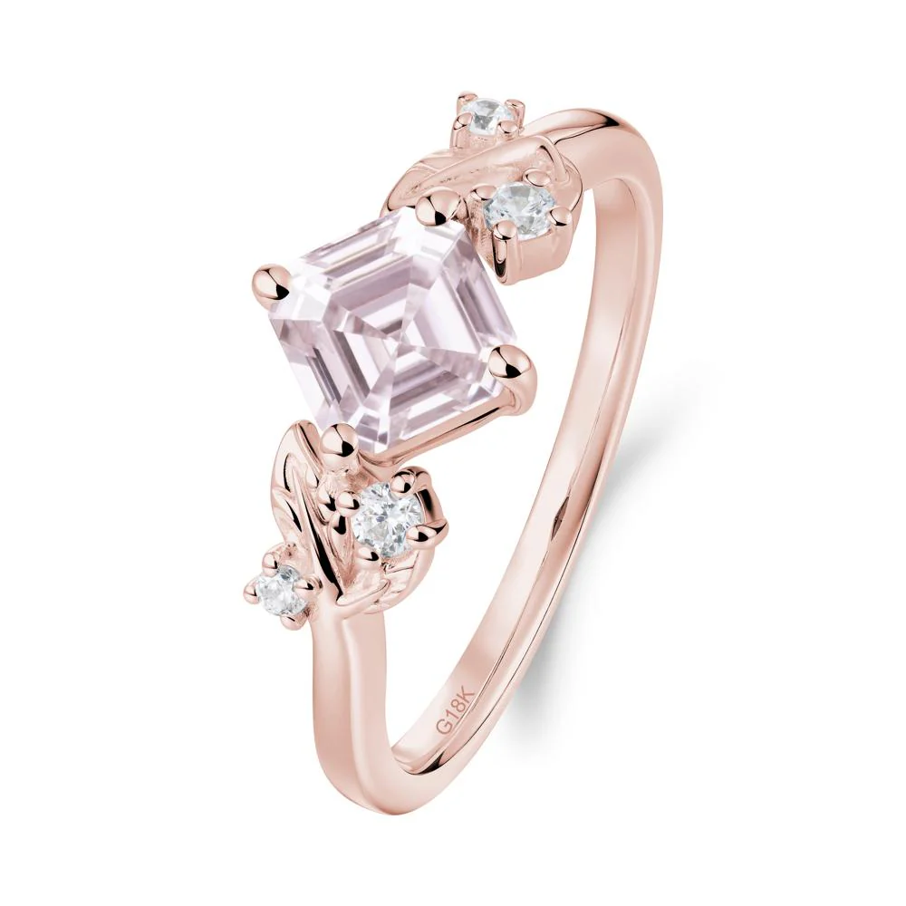 Nature Inspired Pink Cubic Zirconia Promise Ring - Image 7