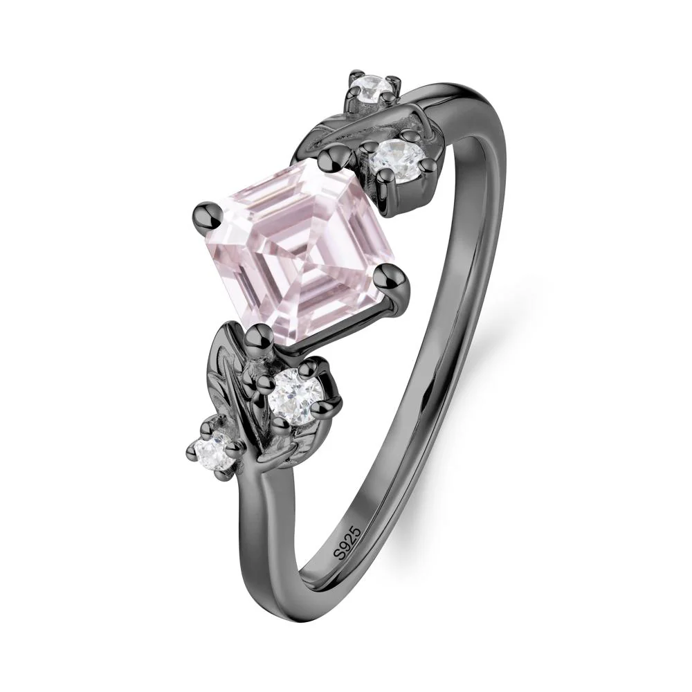Nature Inspired Pink Cubic Zirconia Promise Ring - Image 8