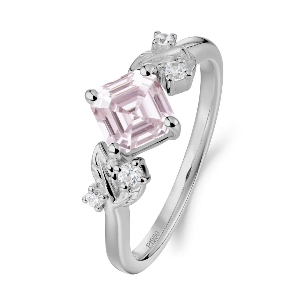 Nature Inspired Pink Cubic Zirconia Promise Ring - Image 9