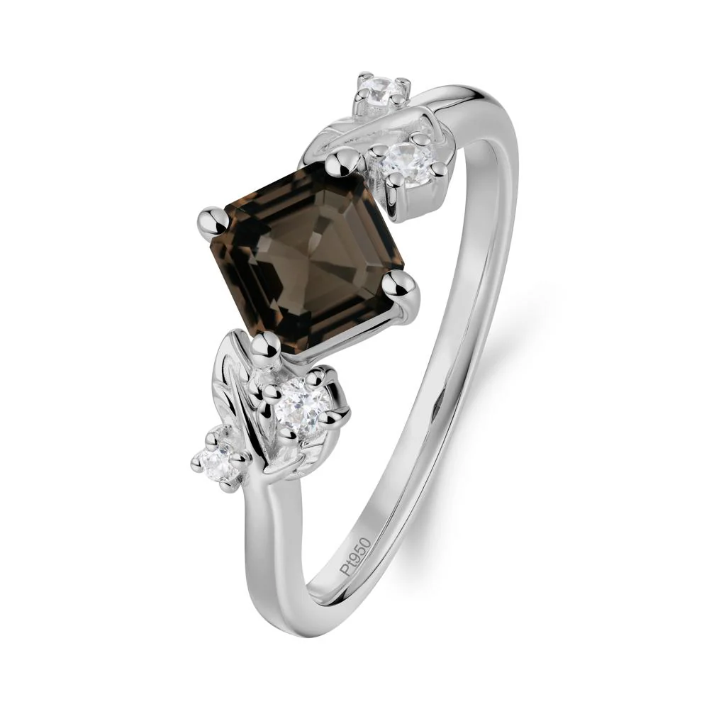 Nature Inspired Smoky Quartz Promise Ring - Image 5