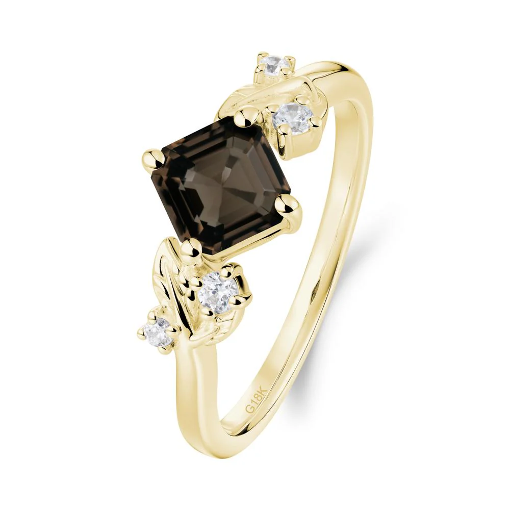 Nature Inspired Smoky Quartz Promise Ring - Image 6