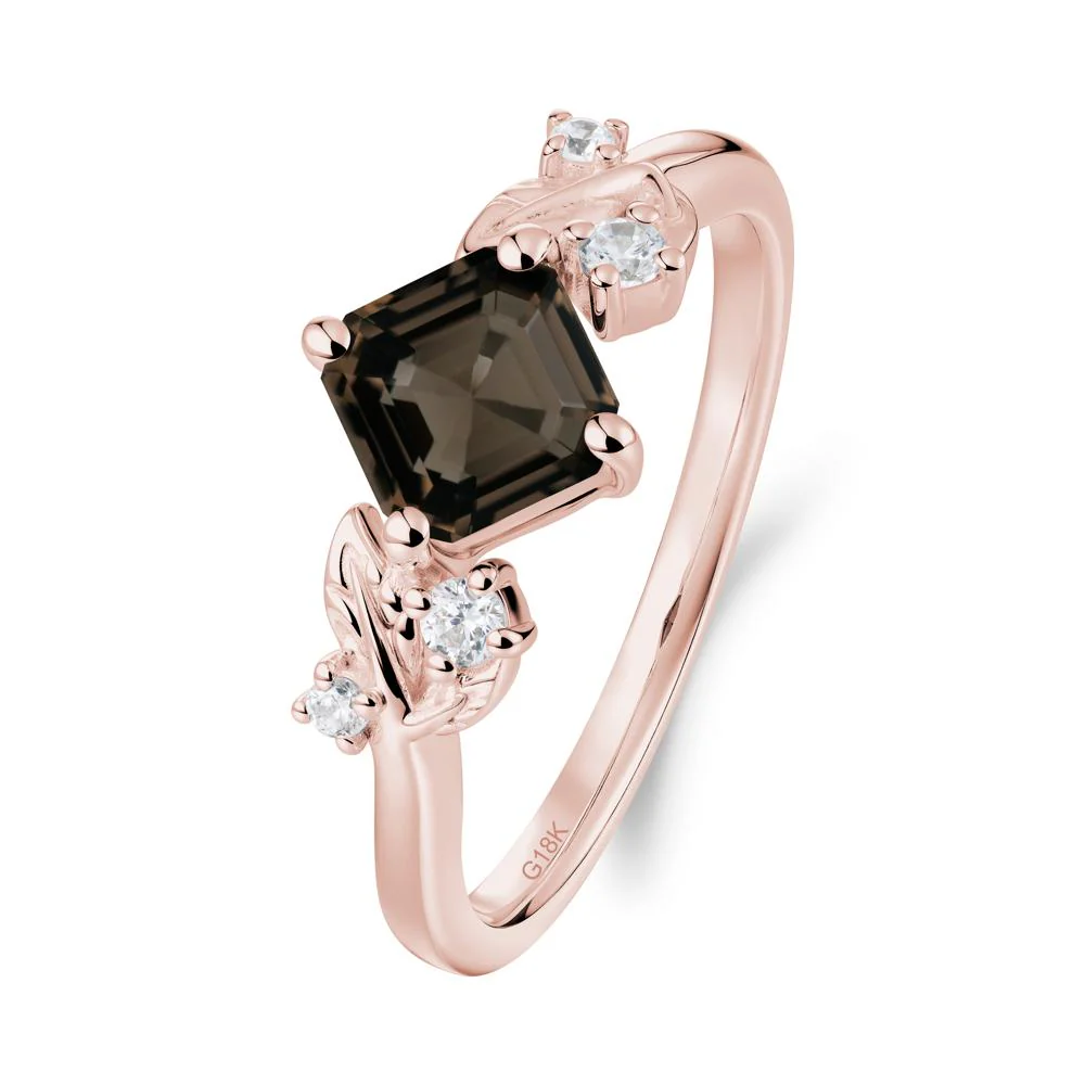 Nature Inspired Smoky Quartz Promise Ring - Image 9