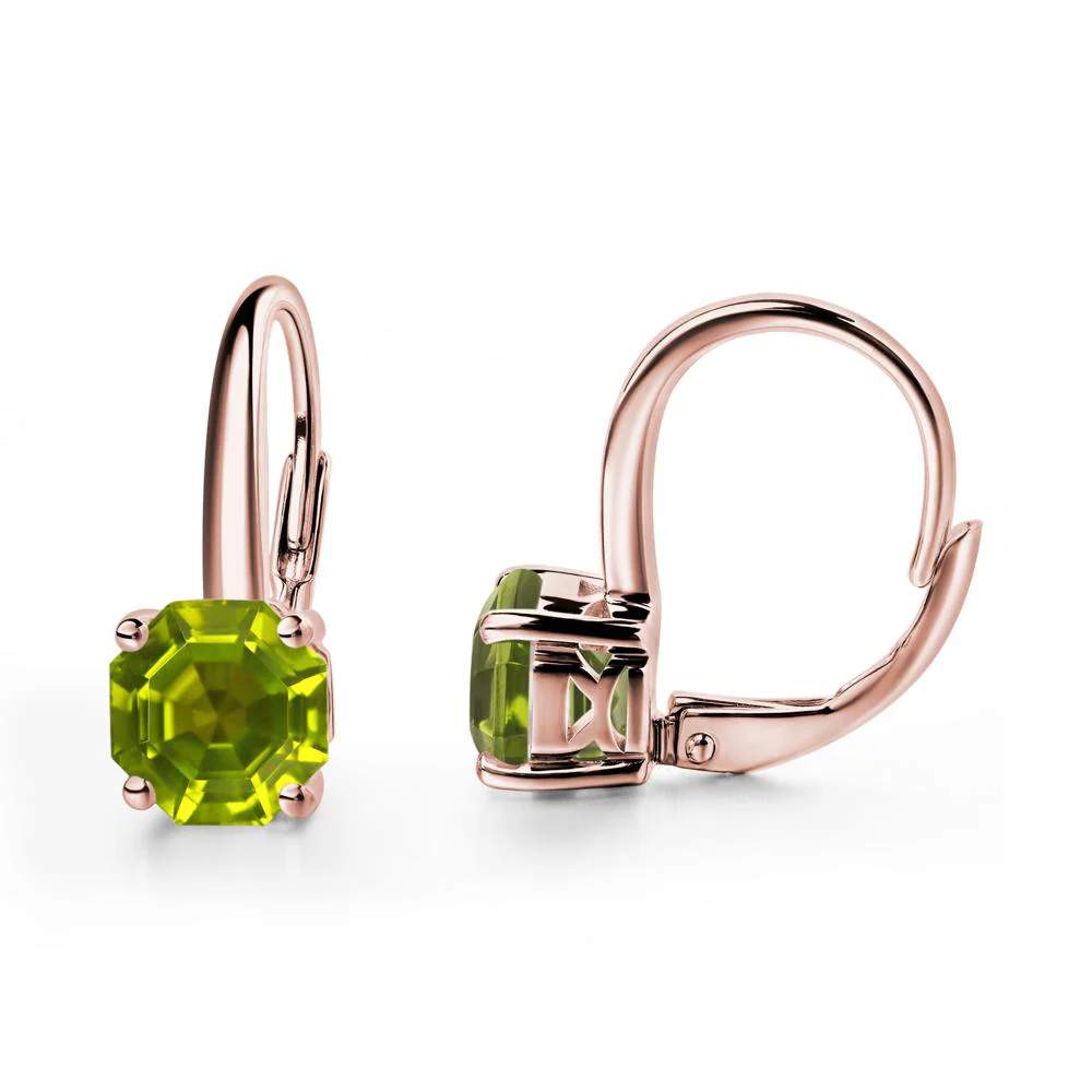 Peridot Leverback Earrings - Image 9