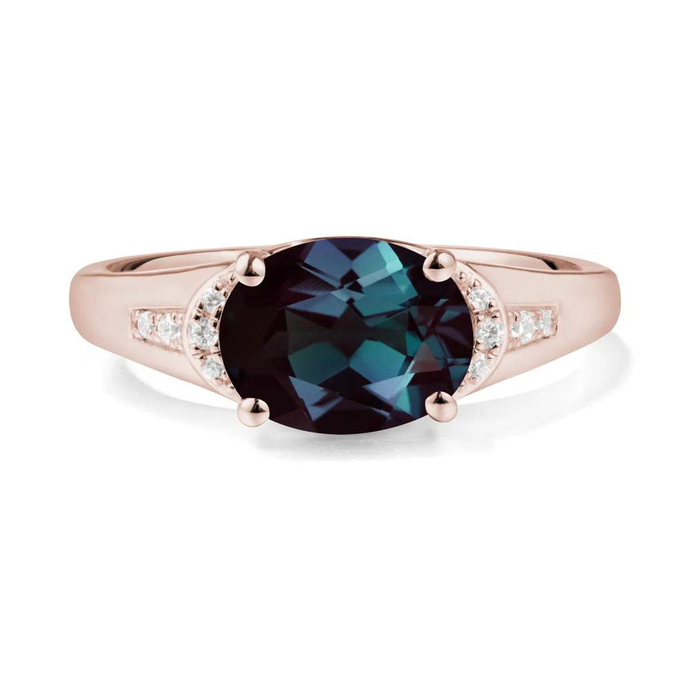Oval Alexandrite Statement Ring - Image 4