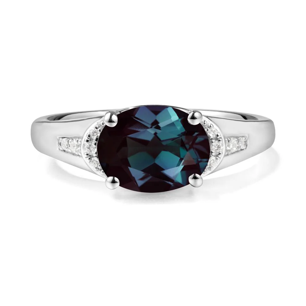 Oval Alexandrite Statement Ring - Image 9