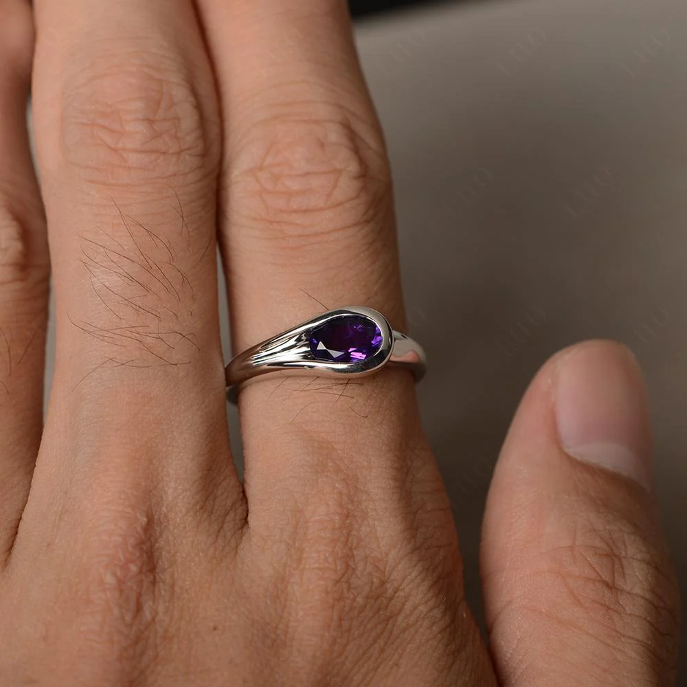 Amethyst Streamline Ring - Image 13