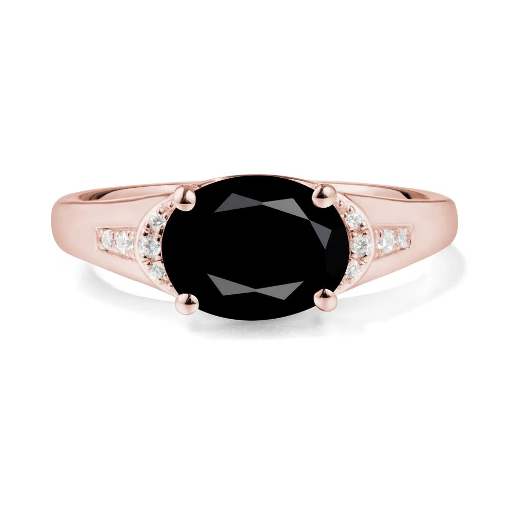 Oval Black Spinel Statement Ring - Image 7