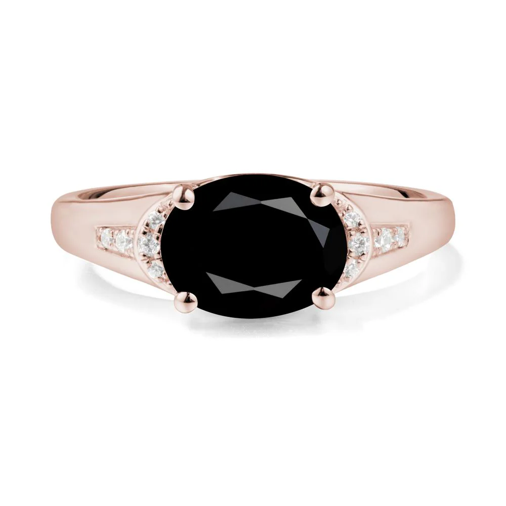 Oval Black Spinel Statement Ring - Image 9