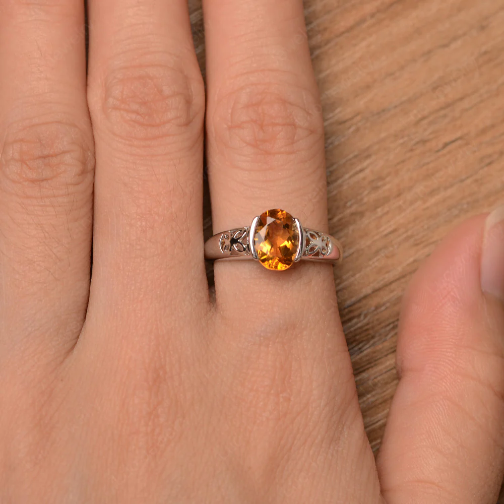 Butterfly Citrine Ring - Image 4