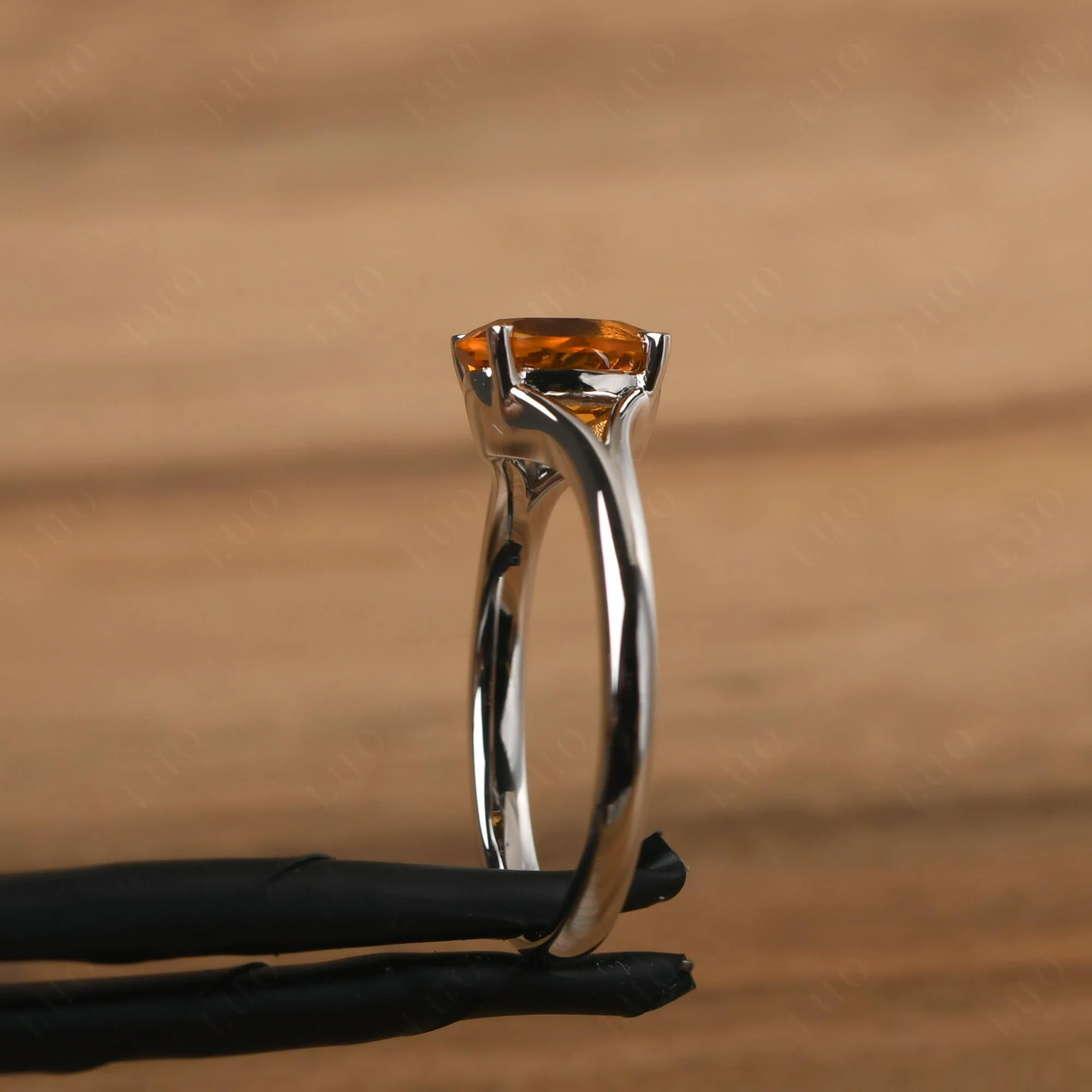 Citrine Solitaire Promise Ring - Image 32