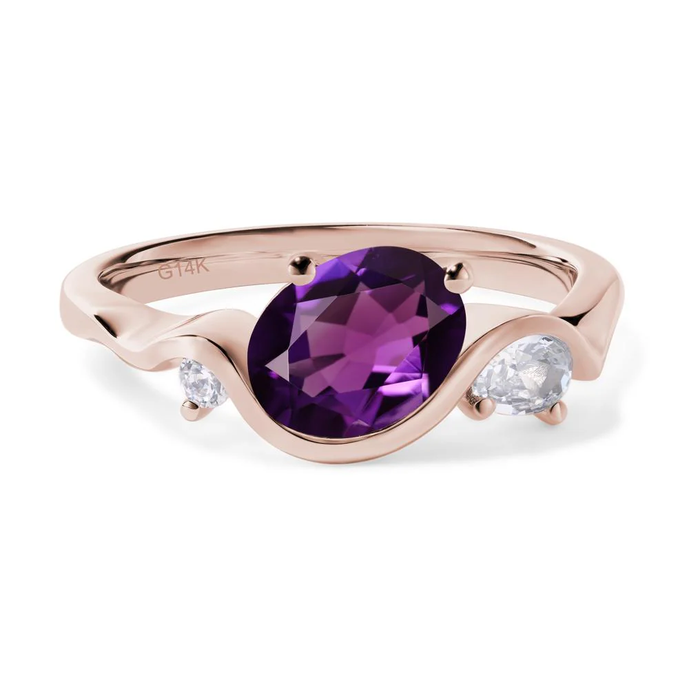 Amethyst Wave Ring - Image 5