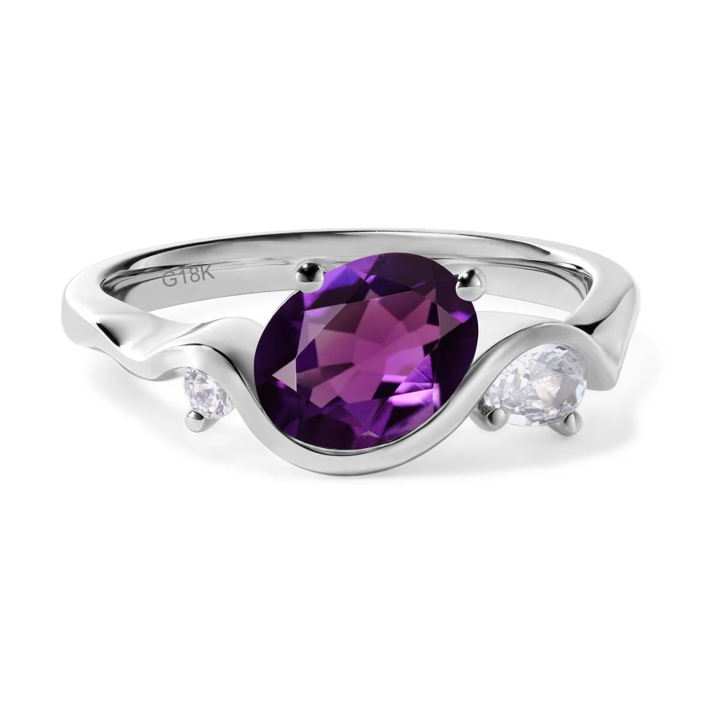 Amethyst Wave Ring - Image 7