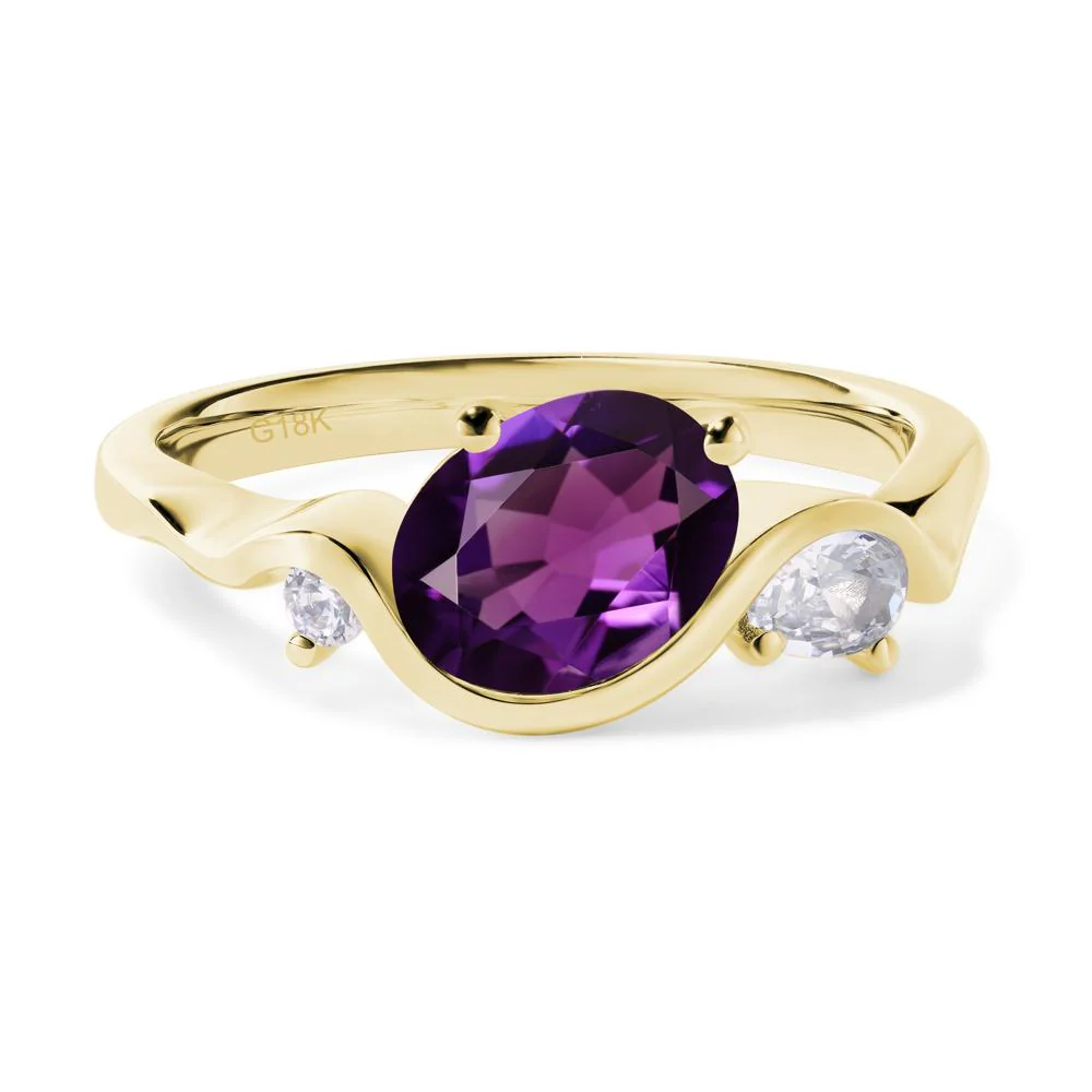 Amethyst Wave Ring - Image 8