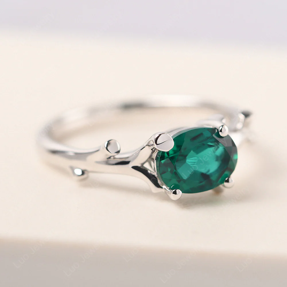 Emerald Tree Branch Ring - Image 2