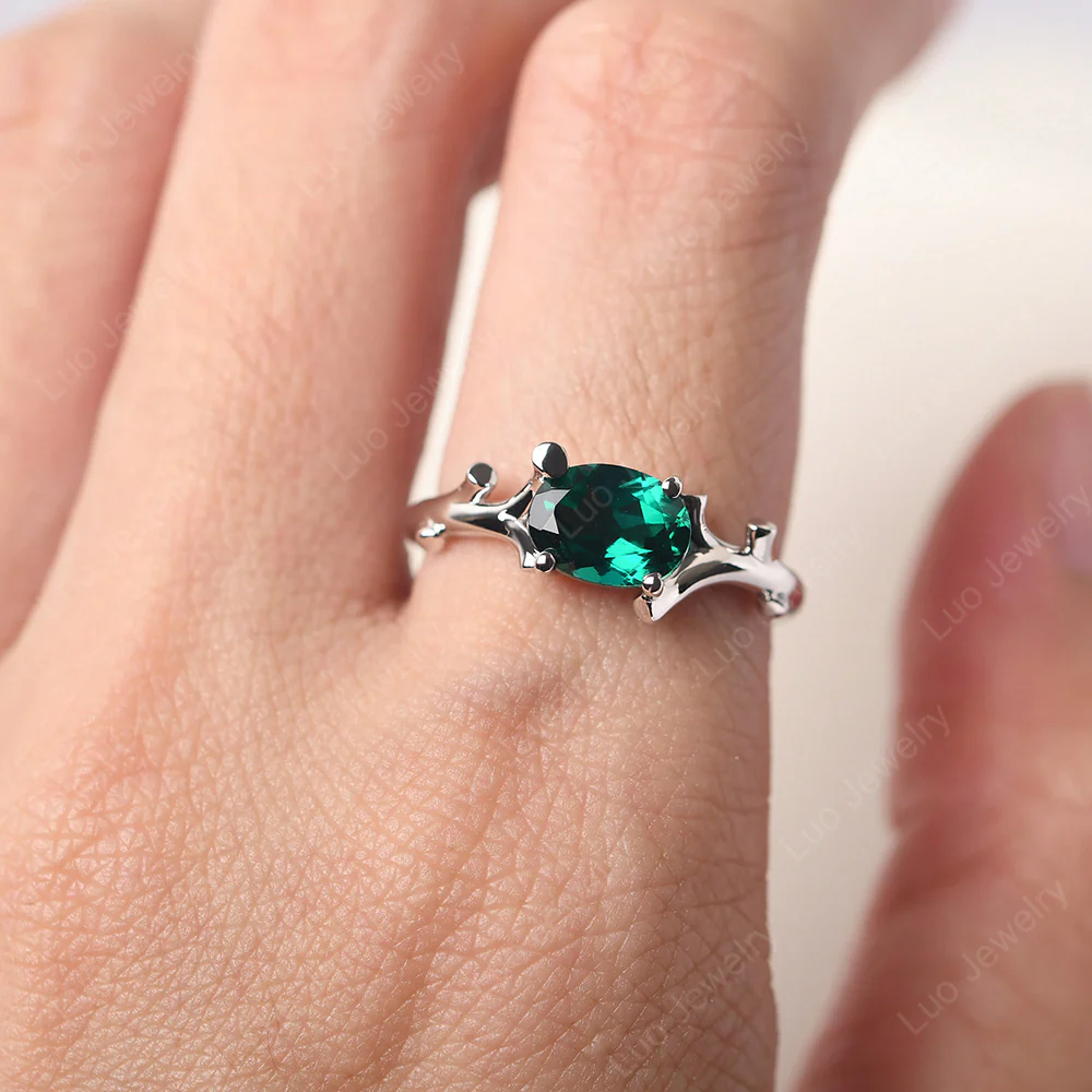 Emerald Tree Branch Ring - Image 5