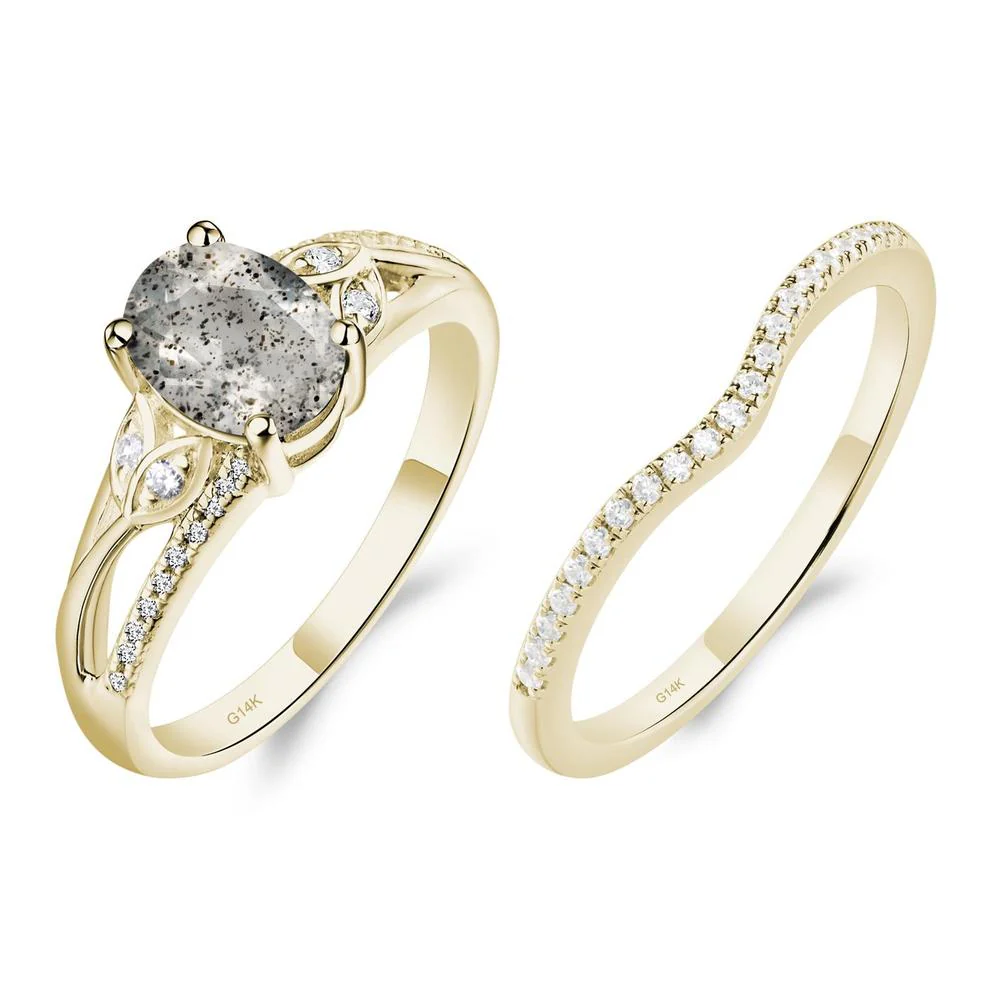 Oval Cut Herkimer Diamond Ring - Image 15