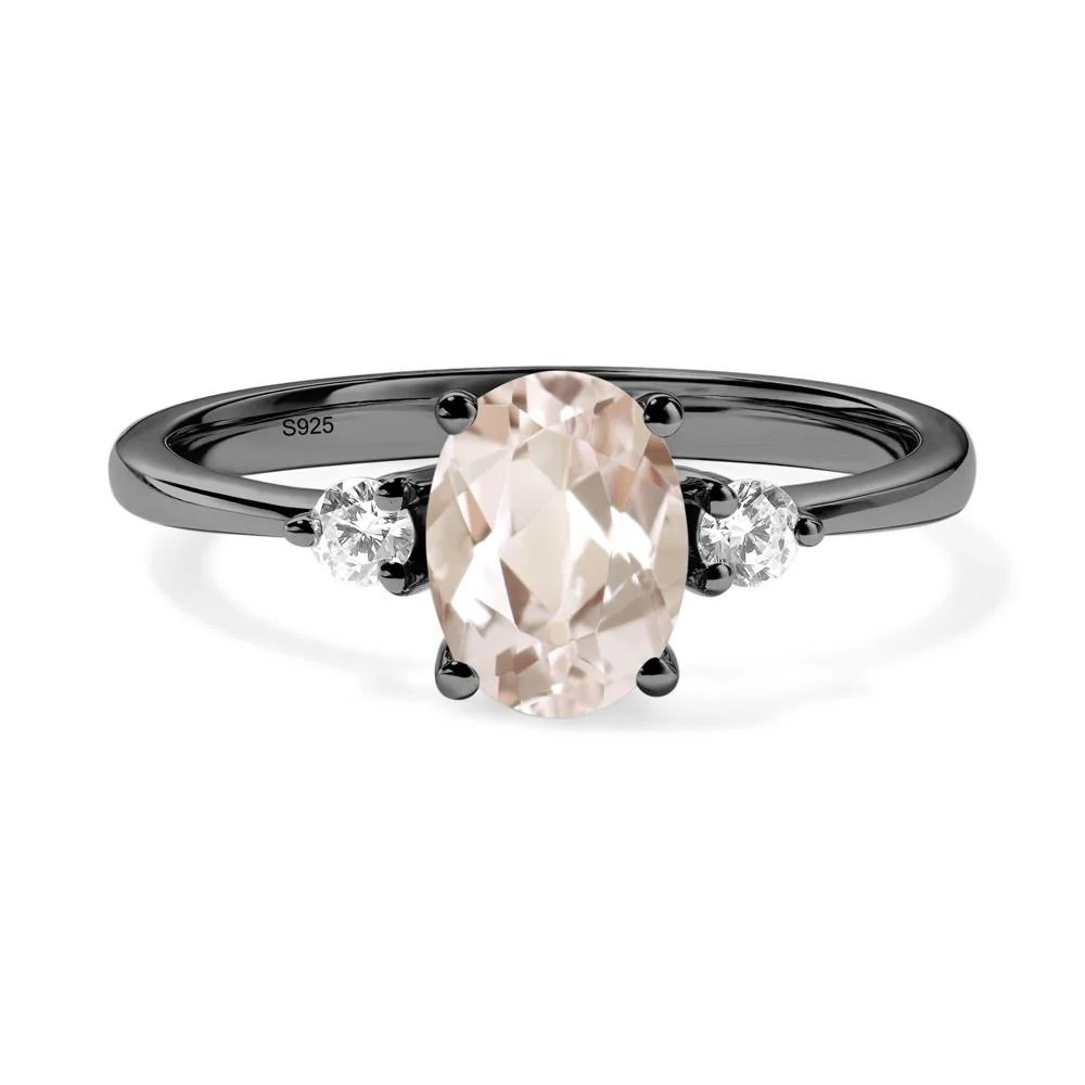 Trilogy Oval Morganite Ring - Image 2