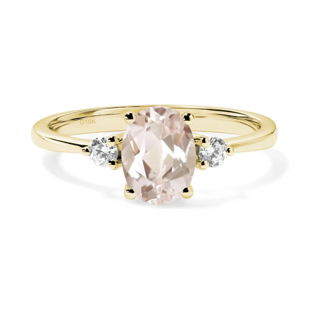 Trilogy Oval Morganite Ring - Image 7