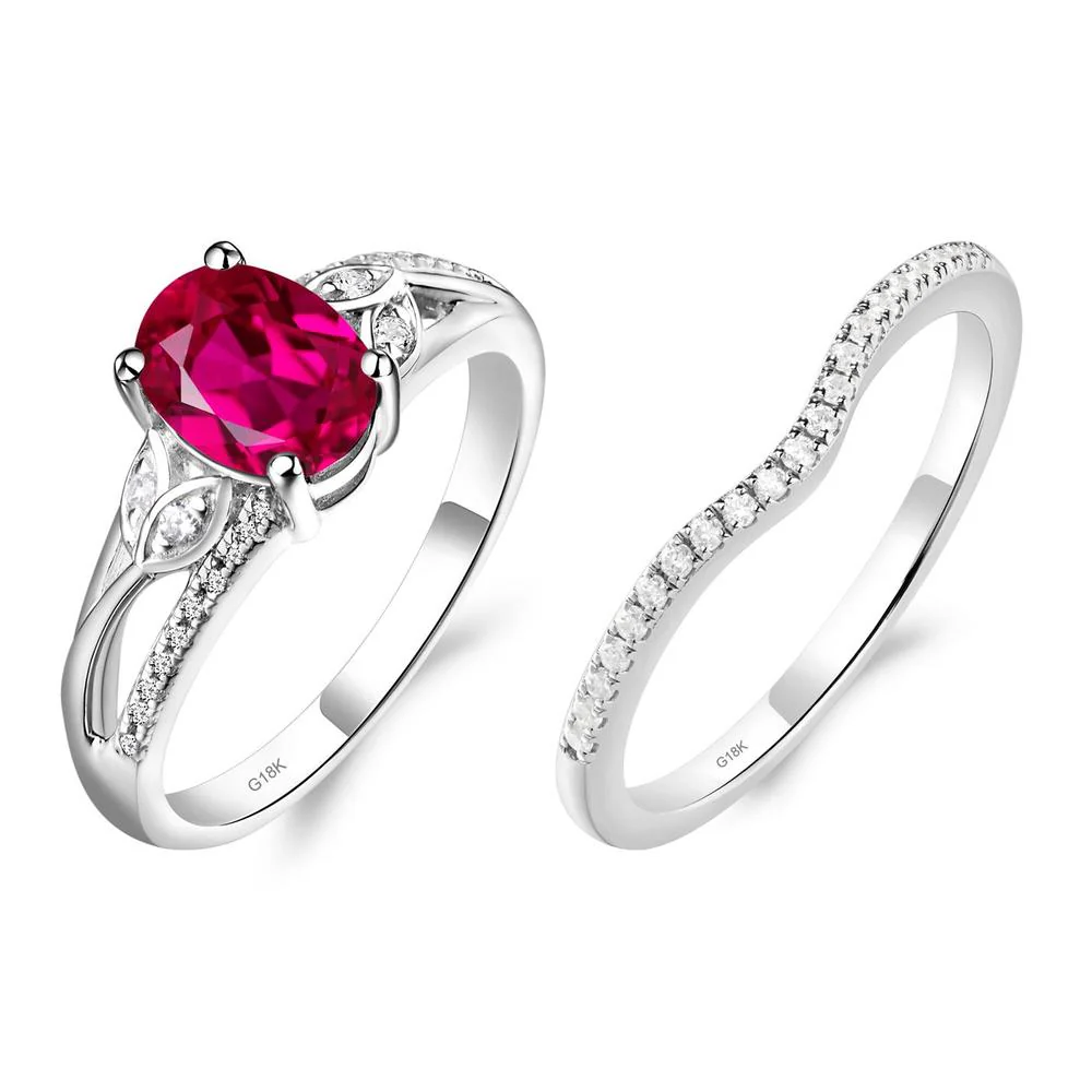 Oval Cut Ruby Ring - Image 19