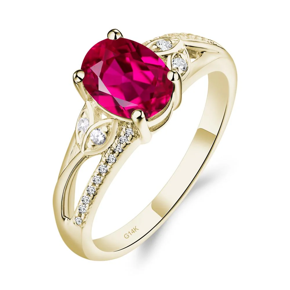 Oval Cut Ruby Ring - Image 4