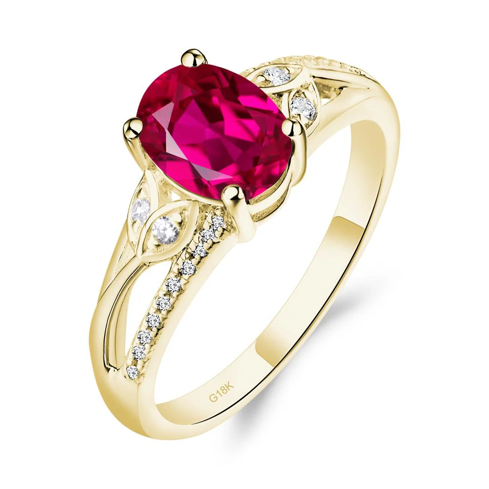 Oval Cut Ruby Ring - Image 7