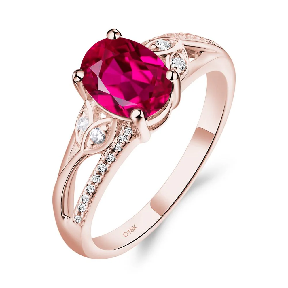 Oval Cut Ruby Ring - Image 8