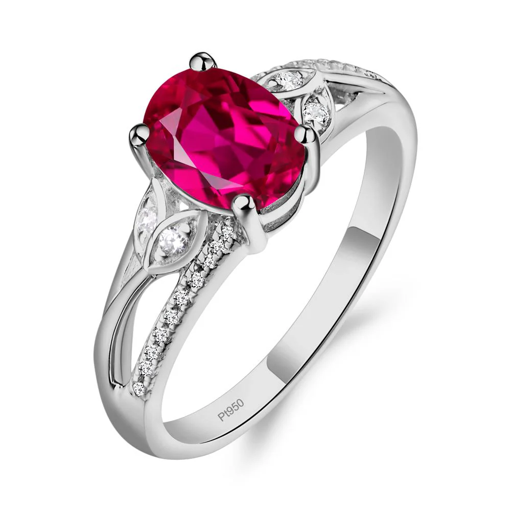 Oval Cut Ruby Ring - Image 9