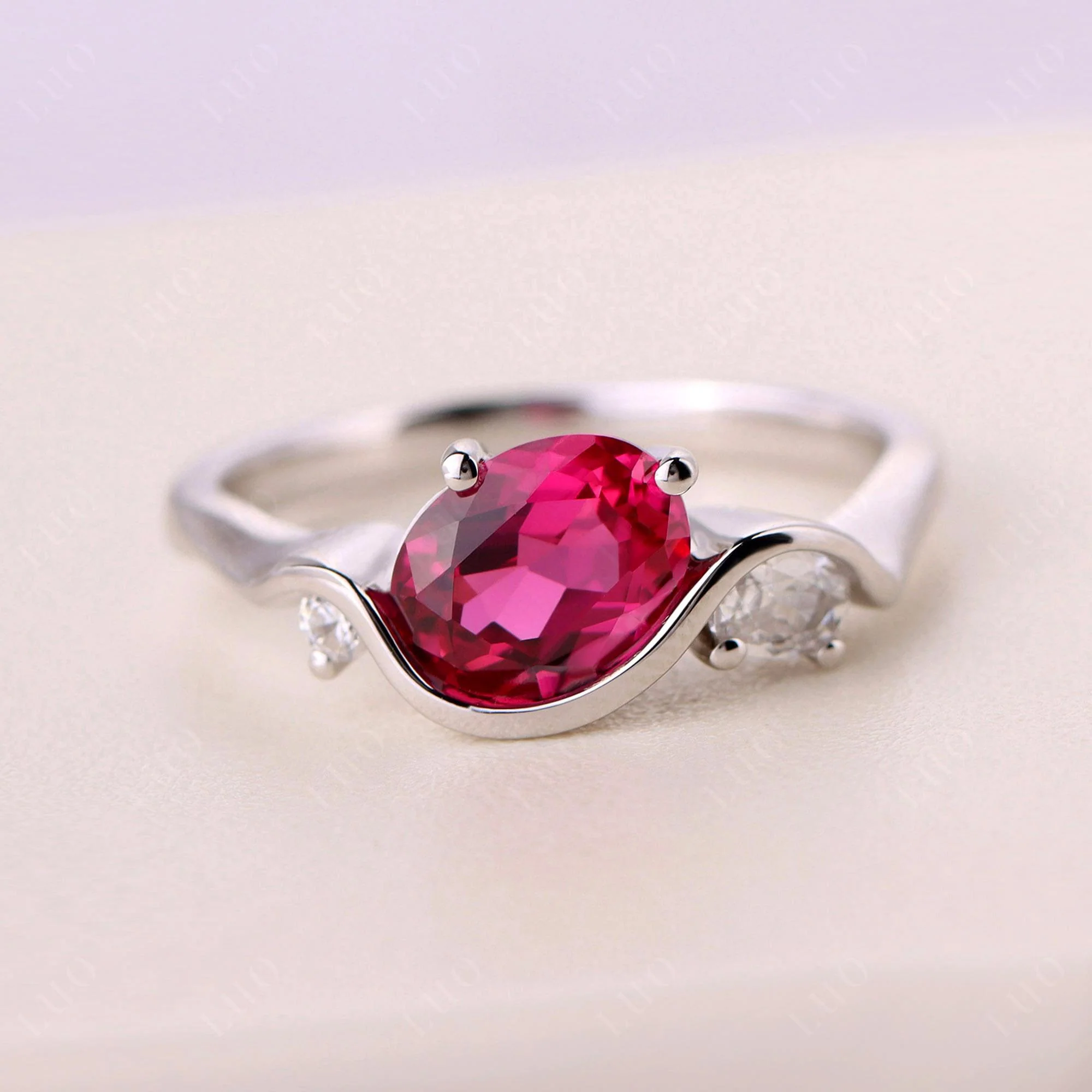 Ruby Wave Ring - Image 10